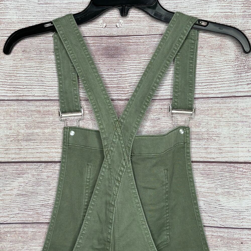 Judy Blue Denim Sage Green Overall Skirt Dress Size Large New - Picture 11 of 12